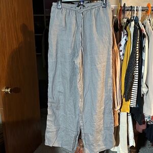 Zara grey linen pants